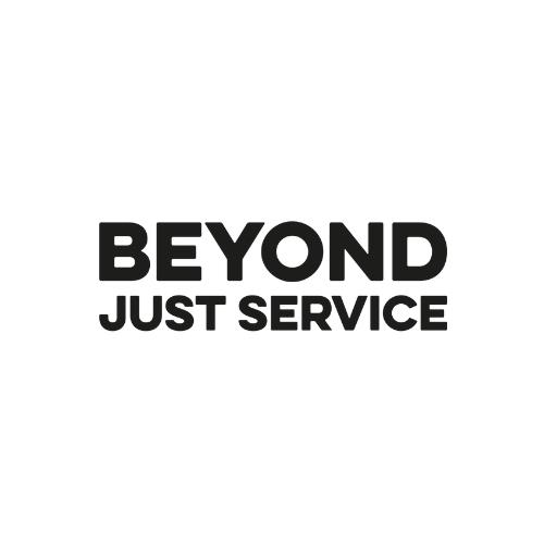 BJS BEYOND JUST SERVICE logo