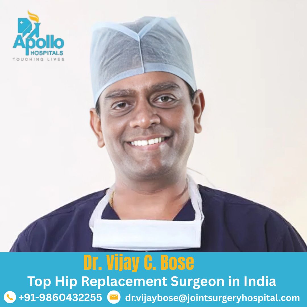 Hip Replacement Surgery with Dr. Vijay Bose Logo