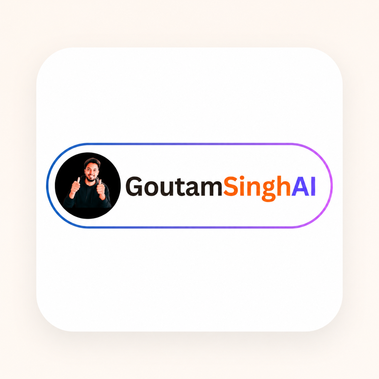 Goutam Singh AI Logo