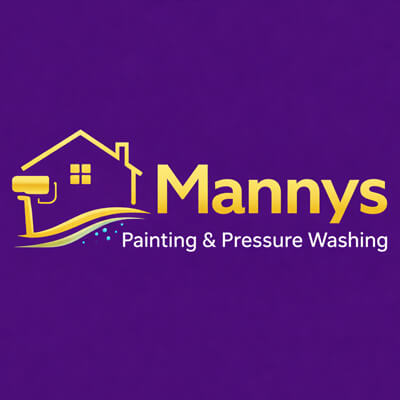 Manny's Painting & Pressure Washing Logo