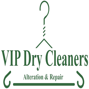 VIP Dry Cleaners Logo