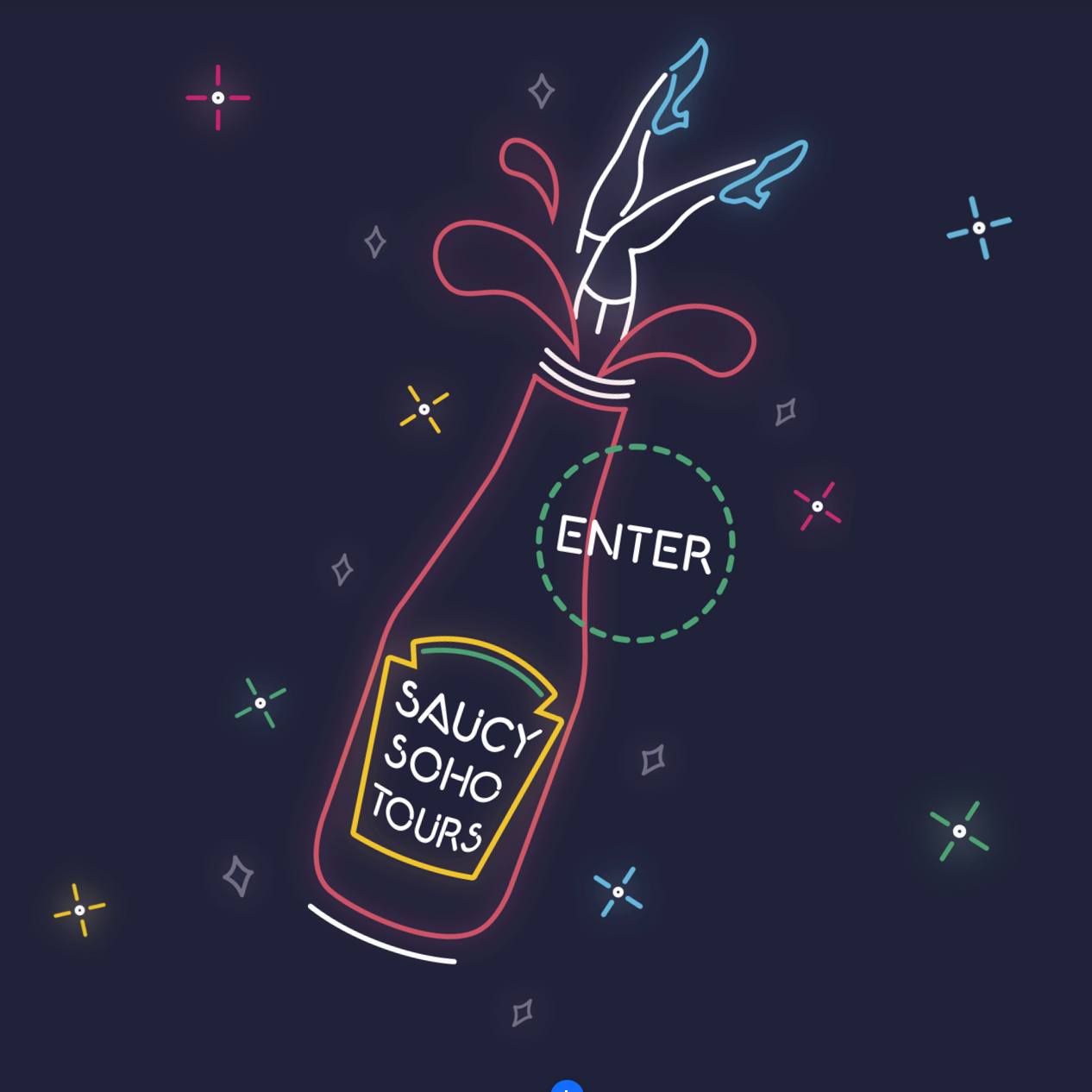 Saucy Soho Tours Logo